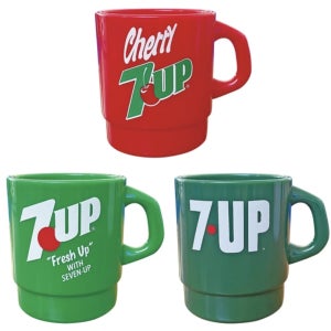 아메리칸 잡화 STACKING MUG 7UP 스태킹 머그 세븐업 플라스틱 컵 일본제