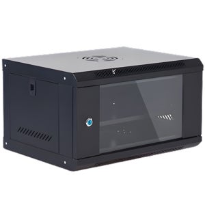 통신랙 허브랙 19인치 서버랙 캐비넷 PC RACK 300mm, 블랙