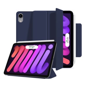 아이패드 미니7/미니6 8.3 아이패드 폴리오 애플펜슬 수납 케이스 네이비, 미니7(A17 Pro)/6 8.3