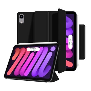 아이패드 미니7/미니6 8.3 아이패드 폴리오 애플펜슬 수납 케이스 블랙, 미니7(A17 Pro)/6 8.3