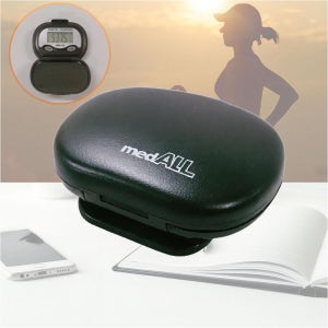 러닝 만보기 허리착용 만보계 절전모드 2색상