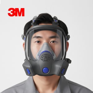 3M FF-800시리즈 FF-801 FF-802 FF-803 전면형면체 마스크 양구형 방독면 마스크
