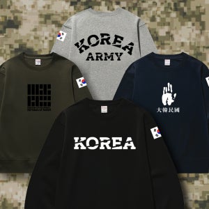 로카티 기모 맨투맨 ROKA KOREA 코리아 기능성 쿨론 반팔 티셔츠 군인 단체복 유니폼
