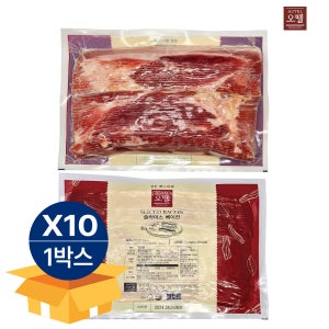 오뗄 슬라이스 베이컨 1kg 냉동 X 10팩