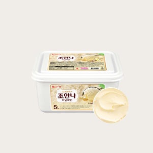 조안나 빙과 바닐라맛 5L 대용량 - 업소용 샤베트