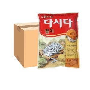 백설 멸치 다시다 1kg 한박스(10개입)