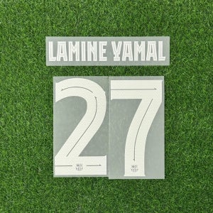 [오피셜] 23-24 바르셀로나 홈 LAMINE YAMAL 라민 야말 27 컵대회용 마킹