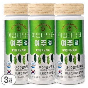 아임더닥터 여주정 여주환 국내산 여주 바나바잎추출분말 60정 51g, 3개