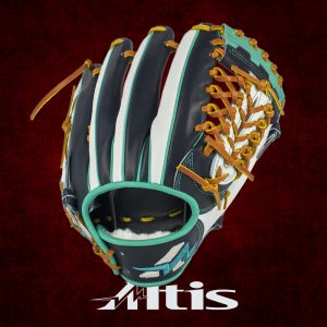 알티스 박민우 시그니처 I-610 내야수용 D-2 야구 글러브 네이비/화이트/그린