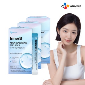 CJ 이너비 아쿠아 히알루론산 스틱 30포, 3개