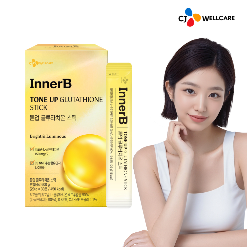 CJ 이너비 톤업 글루타치온 스틱 30포, 1개