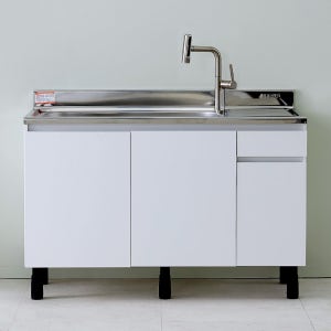 하우싱크 스텐 싱크대 1200 개수대 점보볼(좌볼)