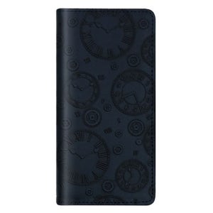 LG Q92 케이스 (Q920) 네이비, 엠제이 천연소가죽 플립