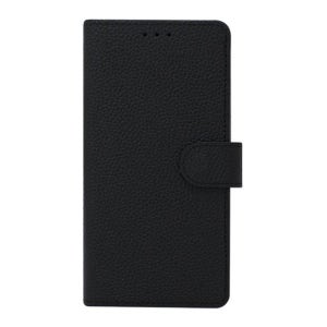 LG Q92 케이스 (Q920) 블랙, 히든포켓 천연소가죽 다이어리