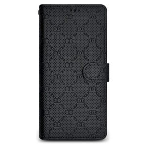 LG Q92 케이스 (Q920) 블랙, 리치 천연소가죽 다이어리