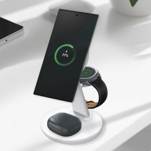 라온 3in1 맥세이프 거치식 ITB-MWC06 삼성 애플 모든 워치 이어폰 호환가능