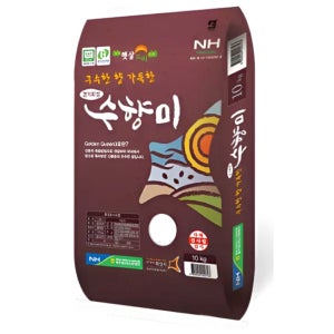 [수라청농협] 국내산 수향미 골든퀸3호 향미쌀 찰진쌀 10kg, 1개