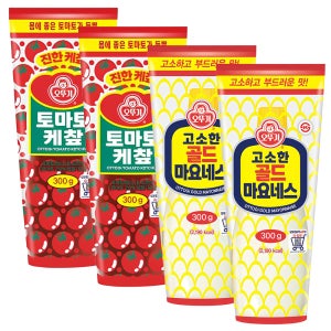 오뚜기 케첩2입/마요내즈2입 300g 4개입