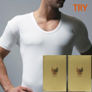 홈란쥬 트라이 고급면 백수 디럭스 반팔 런닝