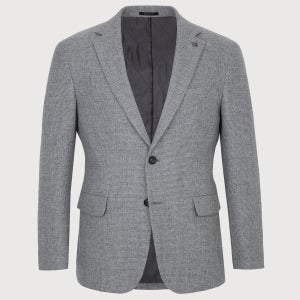 7342 인디안 브루노바피 웰메이드 남성 겨울출시 뉴베이직 체크조직감 울블렌드 테일러드카라넥 컴포트슬림핏 안감[경량패딩+우라] [핸드메이드+모직] 콤비 자켓 MANFF5W9411