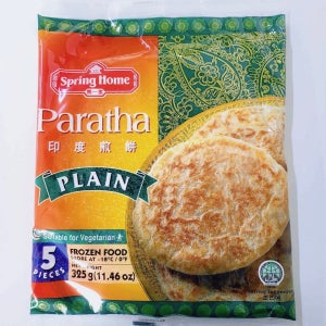 싱가포르 냉동 로띠 파라타 플레인 인도빵 인도간식 325g, 1개입, 24개
