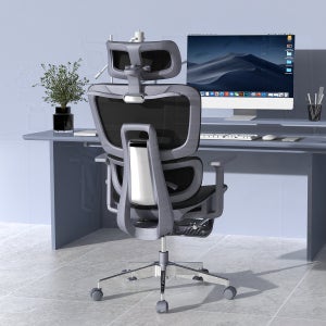 SAMMU 인체공학 컴퓨터 의자 비즈니스 의자 다기능 조절 S 스타일 8038