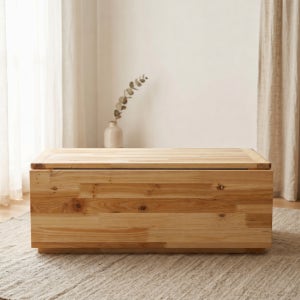 베르데퍼니처 레고 모듈 슬림 미니 틈새 원목 적층형 1단 옷 서랍장 800 내추럴