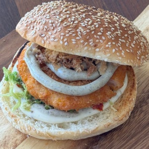 비스타 수제 소스 새우 버거 냉동 햄버거 (깨 없는 빵 버전입니다.)