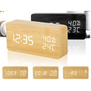 자동켜짐 센서 블록 큐브 탁상 led 시계 자취방 싱글라이프 원룸 내방꾸미기