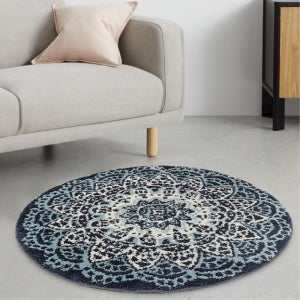 에스닉스타일 원형 예쁜카펫트 북유럽 매장 거실 아이방 베란다 커피샵 내방꾸미기