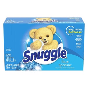 스너글 건조기시트 드라이시트 블루스파클, 120매, 1개