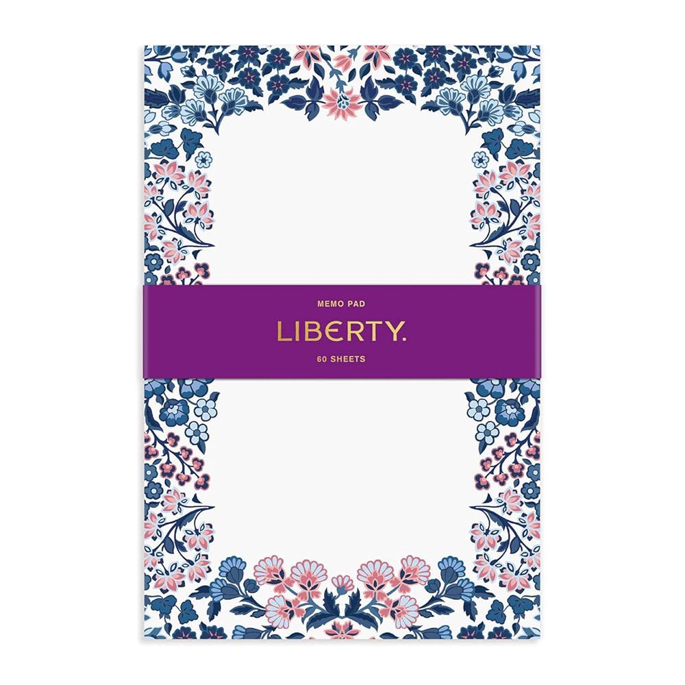 갈리슨 리버티 탄조르 가든 메모 패드 꽃무늬가 있는 메시지 메모 패드 <b>동일</b>한 디자인의 60매 6인치 x 9인치 모든 가정이나 사무실에 아름다운 에디션 포함
