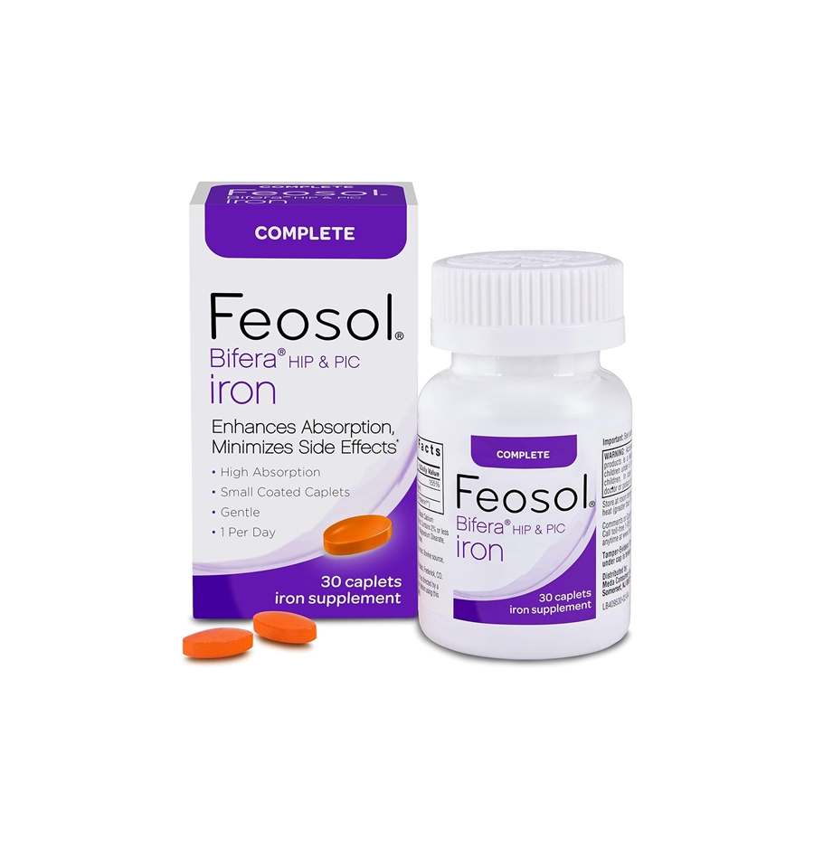 Feosol 아이언 철분 28mg 30정