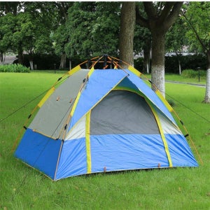 완자스토어 2-3인용 캠핑 원터치텐트 블루