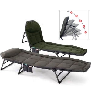 런웨이브 매트리스 특대형 접이식 폴딩 간이침대 야전침대 매트리스 포함 등받이 각도조절