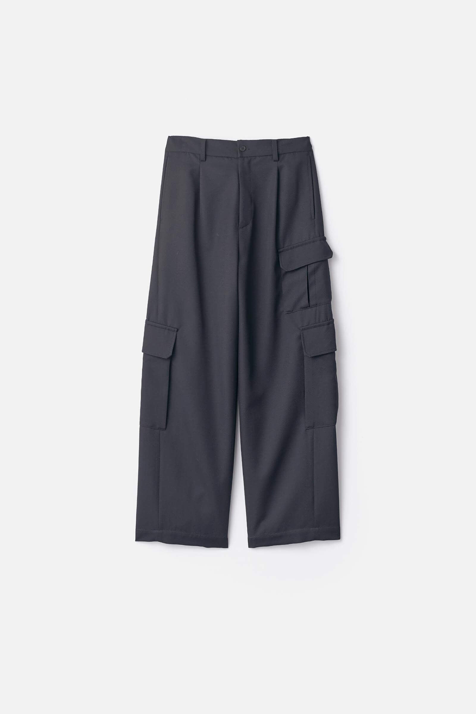 슈타인 ssstein WOOL KERSEY CARGO TROUSERS 26SS ST.1433