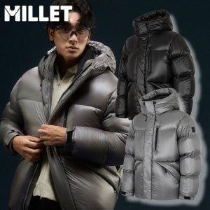 밀레 거위털 패딩 남성 구스다운 퍼텍스 경량 점퍼 기능성 겨울파카 보온 아웃도어