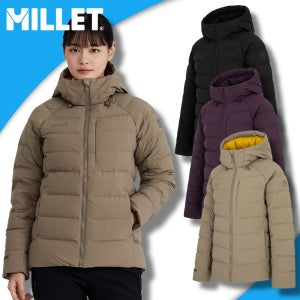 밀레 경량패딩 여성 구스다운 점퍼 초경량 거위털 겨울 파카 가벼운점퍼 캐주얼 등산 아웃도어