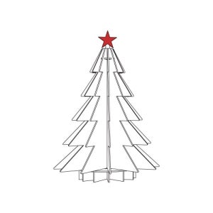 허니콤보드 종이로 만든 크리스마스 대형 트리 (227cm)