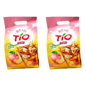 동서식품 티오 아이스티 복숭아맛 70T x 4개