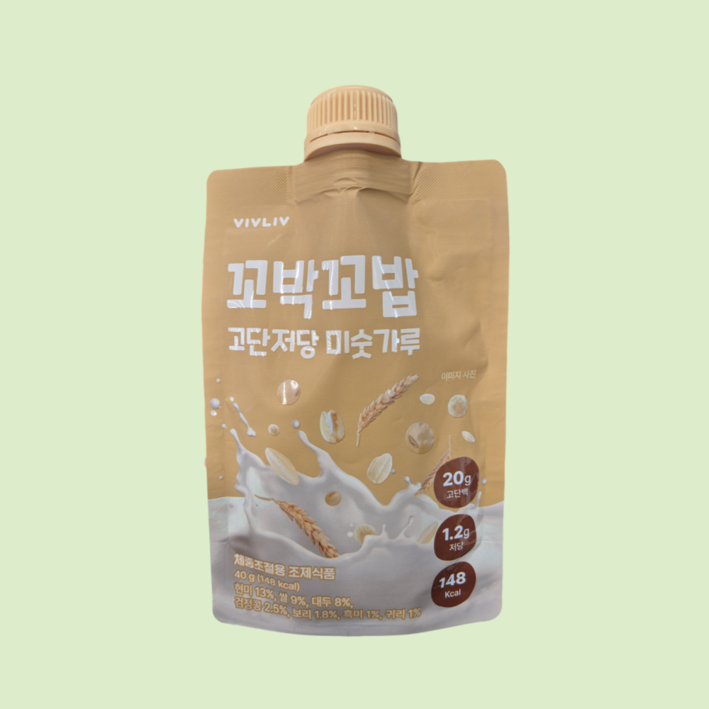 꼬박꼬밥 고단저당 미숫가루 제품 이미지