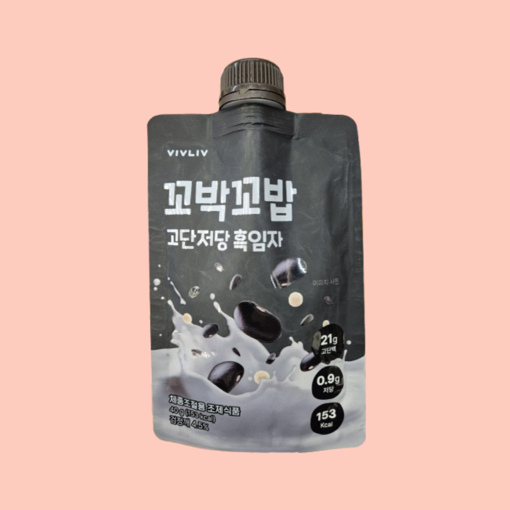 꼬박꼬밥 고단저당 흑임자 제품 이미지