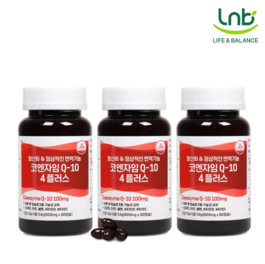 <b>엘엔비</b> 혈압 <b>항산화</b> 코큐텐 코엔자임 Q10 90캡슐