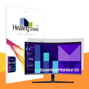 삼성 에센셜 모니터 LS32DG396 커브드 블루라이트차단 액정보호필름