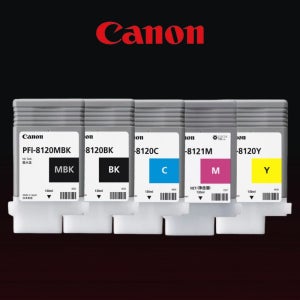 캐논 잉크5색 잉크세트 PFI-8120 TM5250 TM5350 130ml