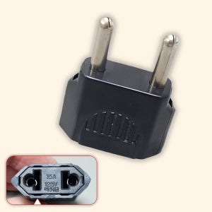 미국형코드 220V 변환플러그 전자제품 돼지코 35 43 17mm