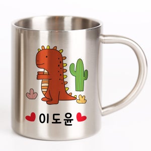 키리픽 스텐양치컵 304 어린이집 유치원 이름양면각인 풀컬러 올스텐S