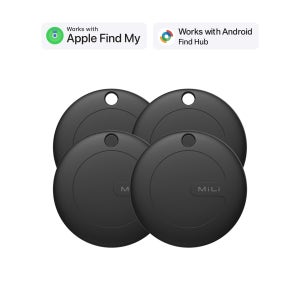 MiLi 미태그 듀얼 위치추적기 삼성 갤럭시 스마트태그 애플 에어태그 미아방지 키링 4개