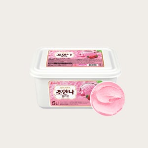 조안나 빙과 딸기맛 5L 바닐라 딸기 초코 대용량 업소용 샤베트