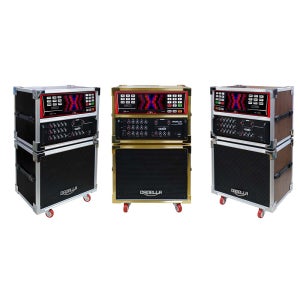 노래방몰 카펠라 프리미엄 미니 이동식노래방세트 MSC-250 K2+반주기,2ch앰프